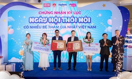 'Ngày hội thôi nôi' quy tụ hàng trăm gia đình, hướng tới xác lập kỷ lục Việt Nam
