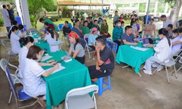 Gần 2.000 người dân vùng cao được khám sức khỏe, sàng lọc lao miễn phí