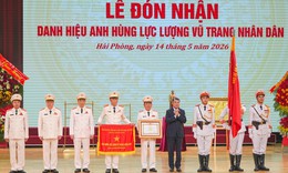 Niềm vui lớn của lực lượng Công an Hải Phòng