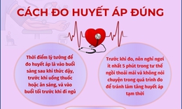 Ngày Thế giới phòng, chống tăng huyết áp 17/5: Cách đo huyết áp đúng