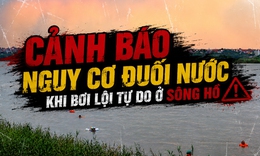 Cảnh báo nguy cơ đuối nước khi bơi lội tự do ở sông hồ