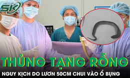 Người đàn ông thủng tạng rỗng do con lươn dài 50cm chui vào ổ bụng
