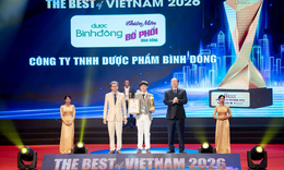 Dược Bình Đông công nhận tại The Best of Vietnam 2026