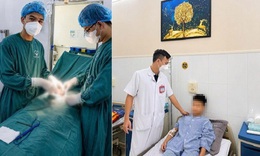 Chạy đua với thời gian, cứu thành công tinh hoàn cho bé trai 13 tuổi