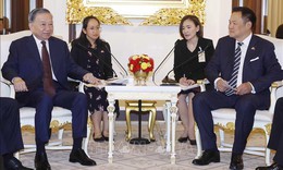 Tổng Bí thư, Chủ tịch nước Tô Lâm hội đàm hẹp với Thủ tướng Thái Lan