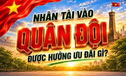 Nhân tài vào quân đội được hưởng ưu đãi gì?