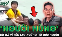Bỏ cả ví tiền, 'người hùng' lao xuống hồ cứu vận động viên flyboard gặp nạn tại Ninh Bình