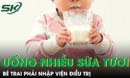 Bé trai nhập viện vì uống nhiều sữa tươi, bác sĩ lưu ý các sai lầm khi cho trẻ uống sữa