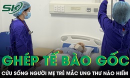 Ghép tế bào gốc cứu sống người mẹ trẻ mắc ung thư não hiếm