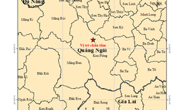 Lại xảy ra động đất tại 'điểm nóng' Kon Plông ở Quảng Ngãi