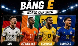 Lịch thi đấu World Cup 2026 bảng E: Đức, Ecuador, Bờ Biển Ngà, Curacao