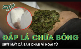 Đắp lá chữa bỏng, người đàn ông tiểu đường suýt mất cả bàn chân