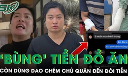 Tạm giữ người phụ nữ chuyên đặt đồ ăn rồi ‘bùng’ tiền, chủ quán đến đòi còn cầm dao chém đứt gân tay