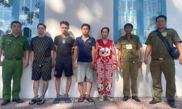 Bắt nhiều đối tượng dùng hung khí đòi nợ kiểu cướp tài sản ở TPHCM