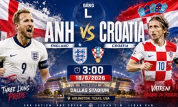Nhận định, dự đoán tỉ số trận Anh vs Croatia: Rực lửa duyên nợ tại Dallas