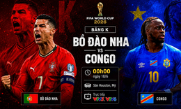 Kênh và link xem trực tiếp Bồ Đào Nha vs Congo - World Cup 2026 đêm 17/6