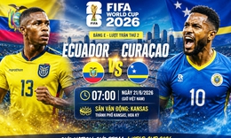 Nhận định, dự đoán tỉ số Ecuador vs Curaçao: Thêm thử thách quá tầm cho Curaçao?