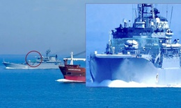 Tàu chiến Nga xuất hiện với lớp giáp lạ đối phó UAV Ukraine