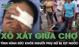 Tình hình sức khỏe người phụ nữ bị xịt nước chảy máu mắt hiện ra sao?
