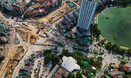 Đại công trường metro và Vành đai 1 giữa trung tâm Hà Nội