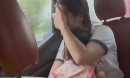 CSGT Nghệ An dùng xe chuyên dụng đưa bé gái đứt lìa ngón tay đi cấp cứu