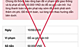 Làm gì khi nhận tin nhắn thông báo vi phạm giao thông?