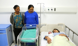 Tiếng khóc chào đời đầu tiên của bé trai 3,9kg tại Bệnh viện Bạch Mai cơ sở Ninh Bình