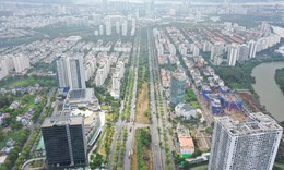 Toàn cảnh đại lộ Nguyễn Văn Linh trước đề xuất xây dựng đường trên cao