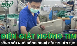 Ngừng tim vì điện giật người đàn ông sống sót nhờ đồng nghiệp ép tim liên tục 