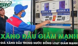 Giá xăng dầu trong nước đồng loạt giảm mạnh, E10 cũng hạ hơn 1.300 đồng/lít