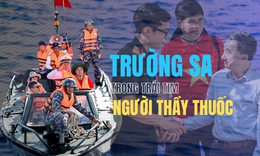 Thứ trưởng Trần Văn Thuấn: 'Chuyến công tác Trường Sa giúp tôi thấu hiểu sâu sắc hơn trách nhiệm của ngành y tế'