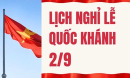 Chính thức: Nghỉ 5 ngày dịp Quốc khánh 2/9