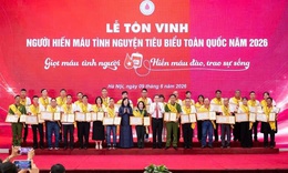 Tôn vinh 100 người hiến máu tiêu biểu toàn quốc: Lan tỏa những câu chuyện đẹp về tình người