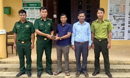 Phát hiện động vật quý hiếm, người dân ở Huế giao nộp bộ đội biên phòng