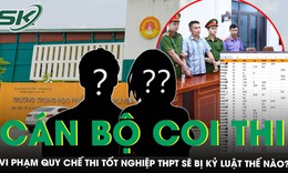 Vụ điểm Toán bất thường ở Tuyên Quang: Cán bộ, giám thị vi phạm quy chế thi sẽ bị xử lý như thế nào?