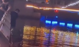 Trung úy Học viện Cảnh sát cứu 2 người đuối nước ở hồ Văn Lang
