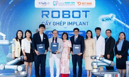Nha khoa Nhân Tâm tiếp nhận chuyển giao robot cấy ghép implant