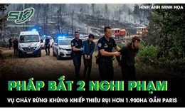 Pháp bắt 2 nghi phạm liên quan vụ cháy rừng khủng khiếp thiêu rụi hơn 1.900ha gần Paris