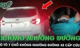 Xe cấp cứu hú còi suốt gần 5km vẫn không được nhường đường, tài xế nói ‘mở nhạc to nên không nghe’