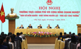Thủ tướng: Xử lý đến cùng mọi vướng mắc của doanh nghiệp để thúc đẩy tăng trưởng
