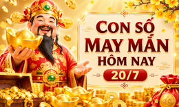 Con số may mắn hôm nay 20/7 - số cát lành - số tài lộc 12 con giáp
