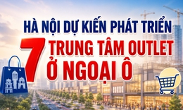 Hà Nội dự kiến phát triển 7 trung tâm mua sắm ở ngoại ô