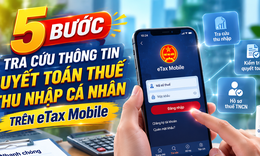 5 bước tra cứu thông tin quyết toán thuế thu nhập cá nhân trên eTax Mobile