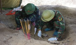 Quảng Trị: Quy tập 3 hài cốt liệt sĩ tại nơi nghi có mộ tập thể của hơn 90 chiến sĩ
