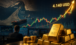 Giá vàng thế giới vượt 4.100 USD