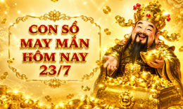 Con số may mắn hôm nay 23/7 - số cát lành - số tài lộc 12 con giáp ngày mới