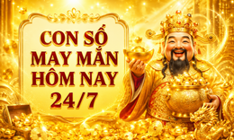 Con số may mắn hôm nay 24/7 - số cát lành - số tài lộc 12 con giáp