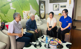 Viện Sốt rét - Ký sinh trùng - Côn trùng TW thăm, tri ân gia đình anh hùng, liệt sĩ GS.BS Đặng Văn Ngữ