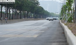 Đường Võ Chí Công sau thi công dự án cống hộp chống ngập