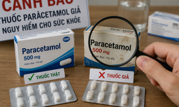Thuốc hạ sốt, giảm đau paracetamol: Cách nhận biết thuốc thật, thuốc giả